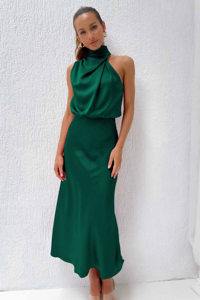 Luisa - Kleid mit amerikanischem Ausschnitt