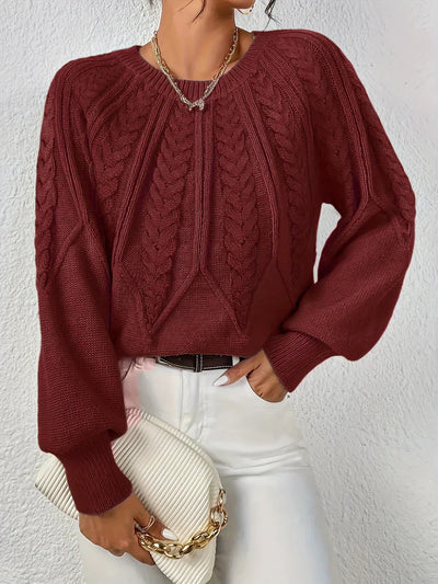 Alina - Lässiger und eleganter Twisted-Pullover