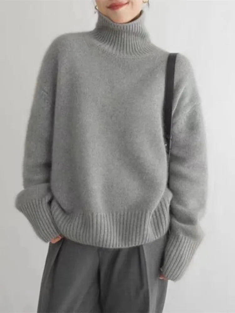 Isabella - Rollkragenpullover aus Kaschmir