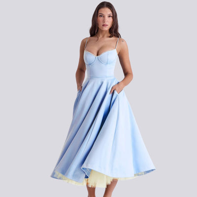 Clarissa - Elegantes Maxikleid