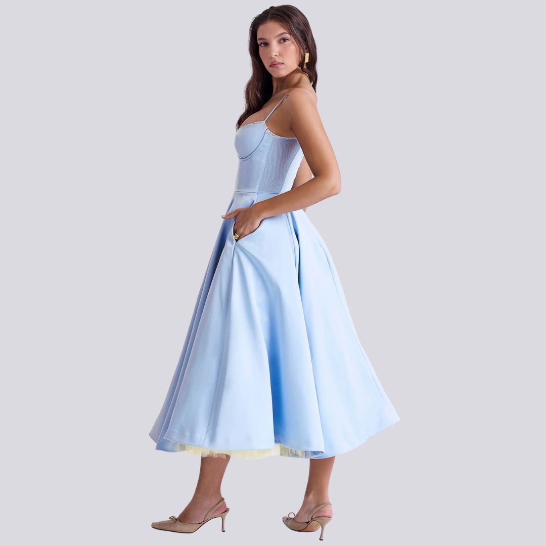 Clarissa - Elegantes Maxikleid