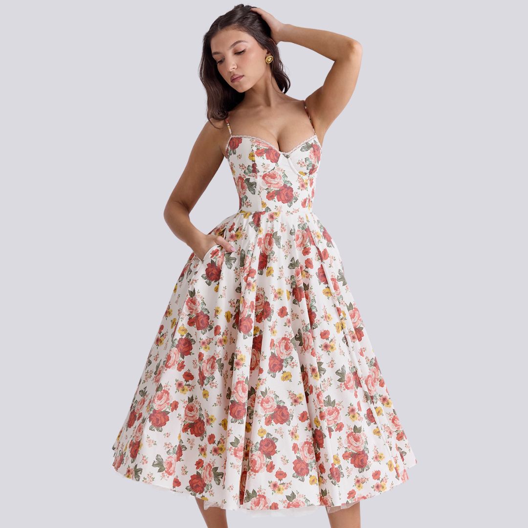 Clarissa - Elegantes Maxikleid