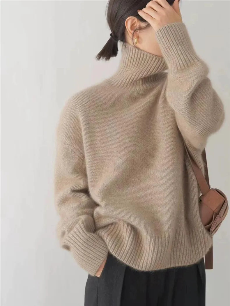Isabella - Rollkragenpullover aus Kaschmir