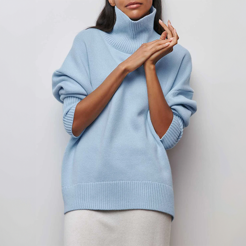 Ivette - Eleganter Pullover mit hohem Kragen