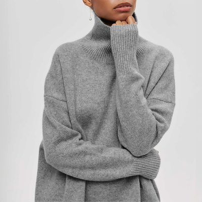Ivette - Eleganter Pullover mit hohem Kragen