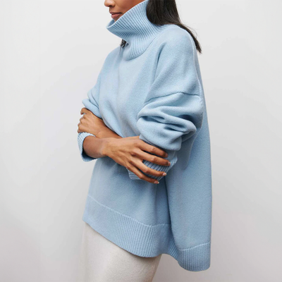 Ivette - Eleganter Pullover mit hohem Kragen