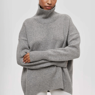 Ivette - Eleganter Pullover mit hohem Kragen