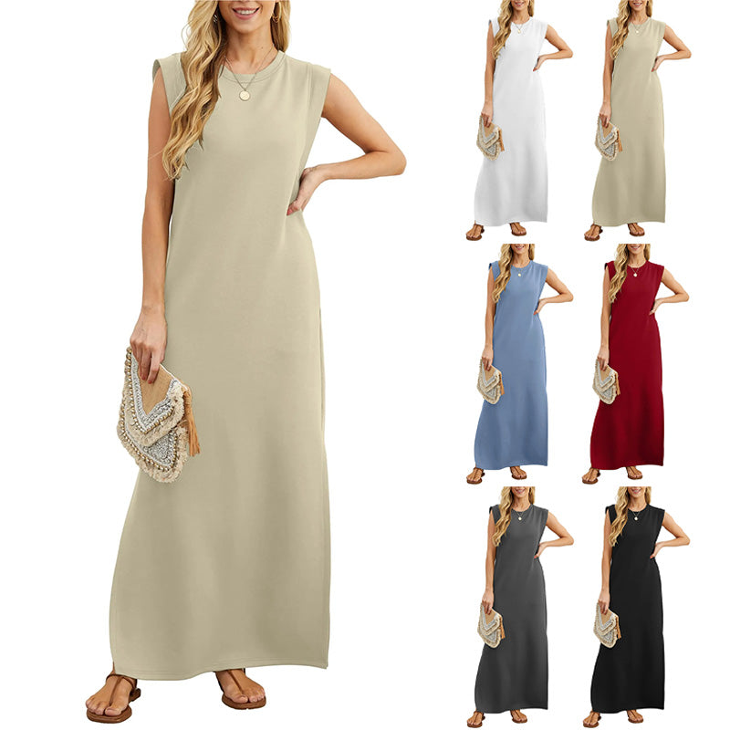 Lucienne - Langes Anti-Falten-Kleid