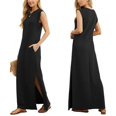 Lucienne - Langes Anti-Falten-Kleid